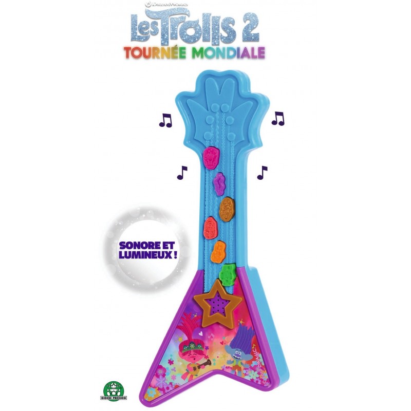 Trolls World Tour - Mini Guitare Musicale 18 cm