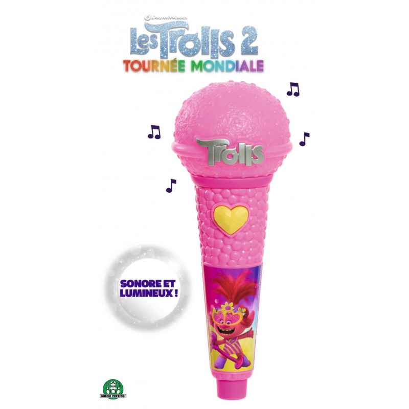 Trolls Tournée Mondiale - Micro Musical & Lumineux