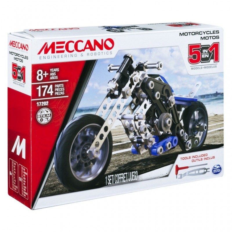 Moto - 5 modèles Meccano