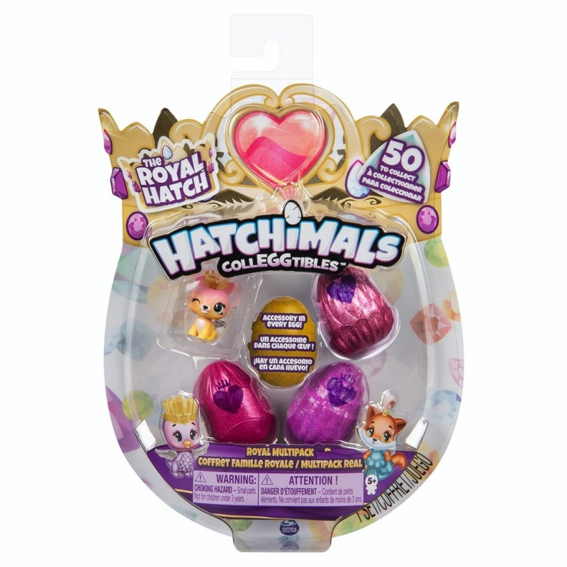 Coffret Multipack  4 Hatchimals + 4 accessoires