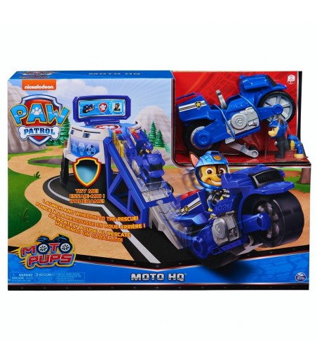 Playset lanceur moto pups...