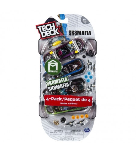 Pack 4 finger skates Tech Deck