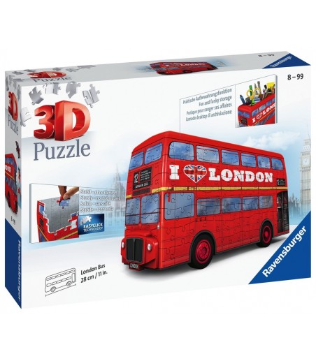 Puzzle 3D Bus londonien