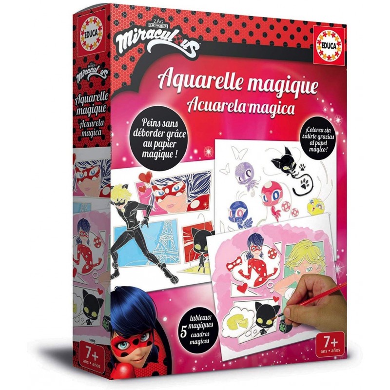 Aquarelle magique Miraculous Ladybug