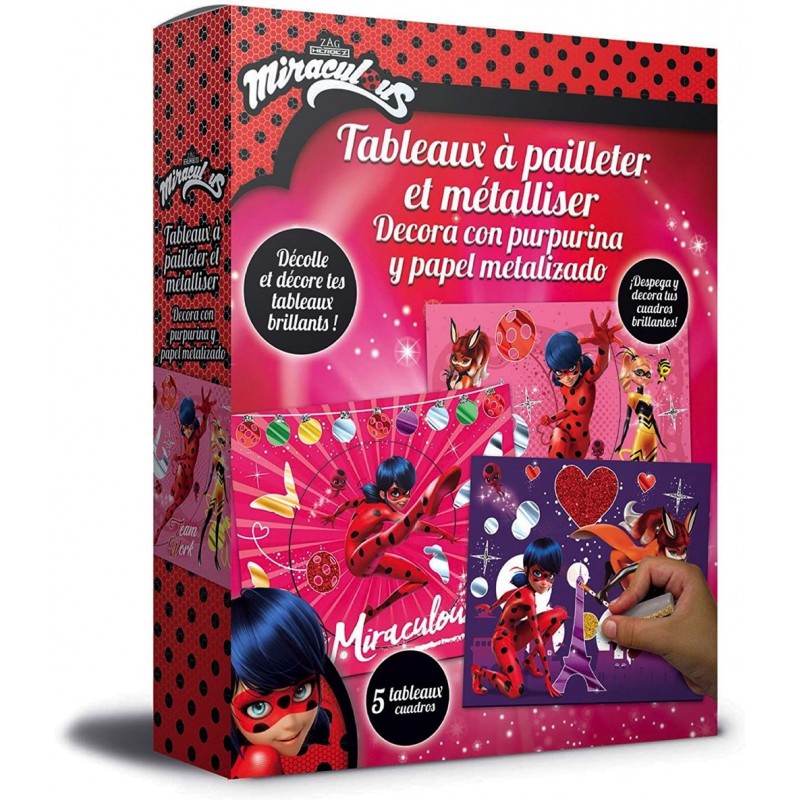 Tableau à pailleter Miraculous Ladybug