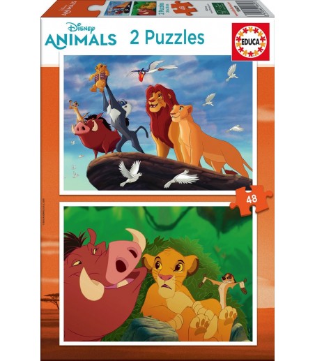 2 Puzzles 48 pièces - Le...