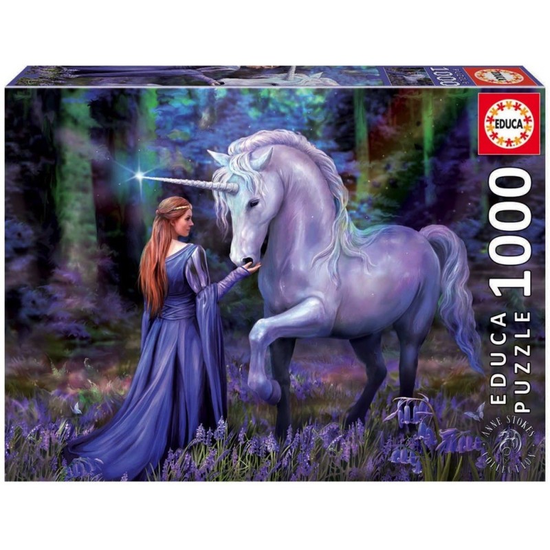 Puzzle 1000 pièces - Bluebell Woods, Anne Stokes