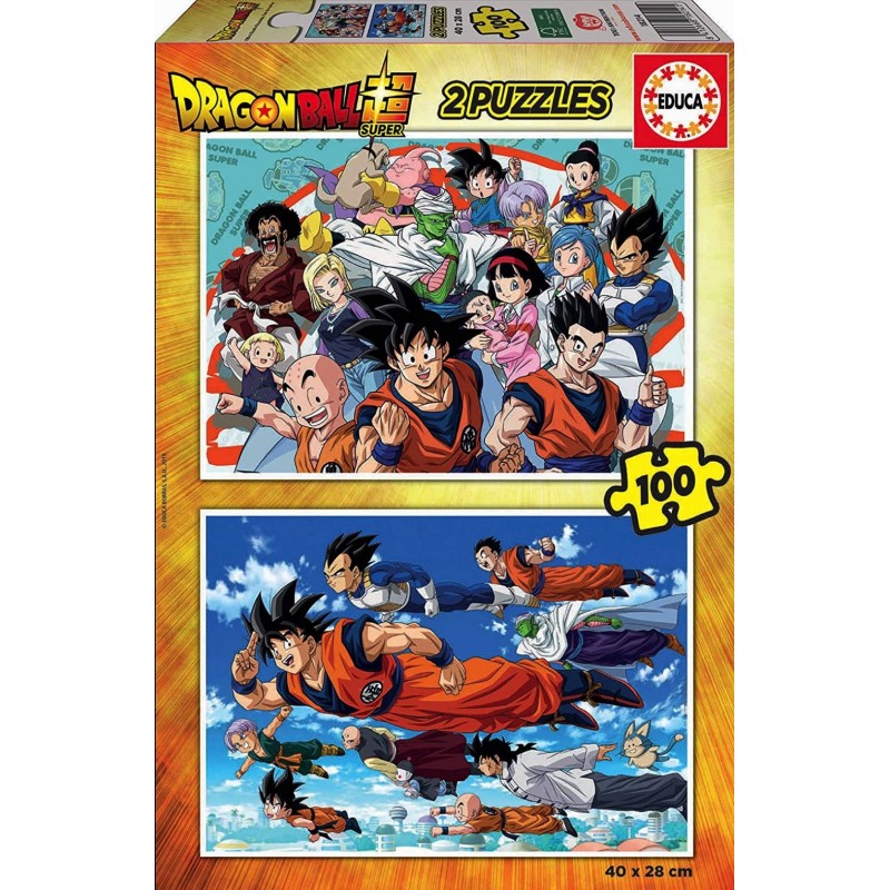 2 Puzzles 100 pièces - Dragon Ball