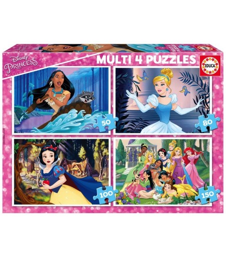 Puzzles Multi 4 en 1 Disney...