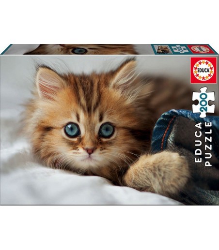 Puzzle 200 pièces - Chaton