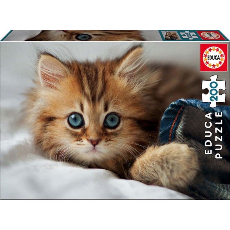 Puzzle 200 pièces - Chaton