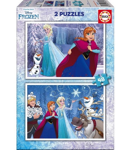 2 Puzzles 48 pièces - La...