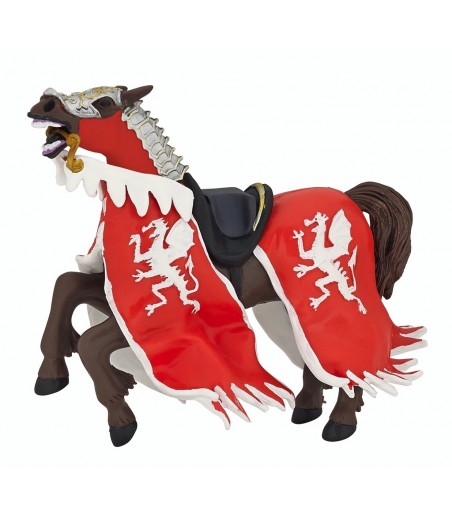 Cheval du roi au dragon rouge