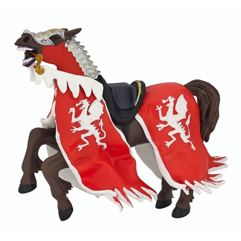 Cheval du roi au dragon rouge