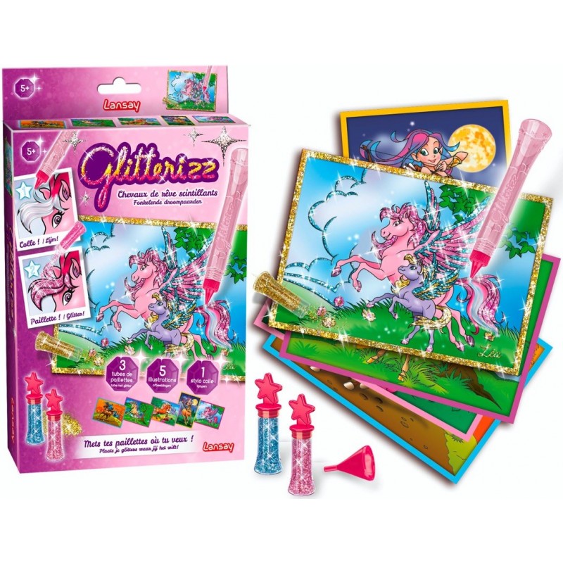 Glitterizz - Chevaux de rêve scintillants