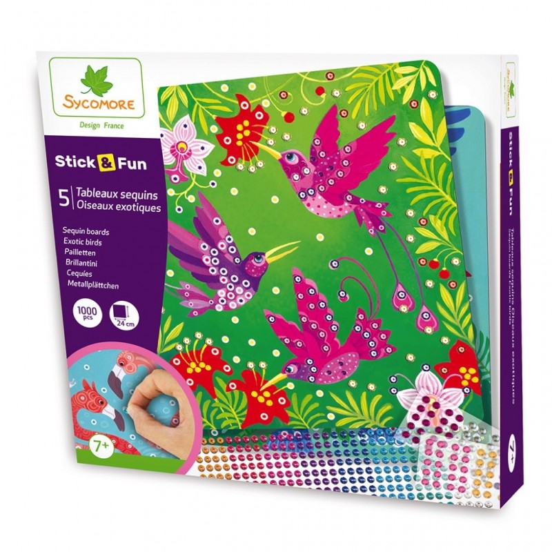 Stick'N Fun - Sequins oiseaux exotiques