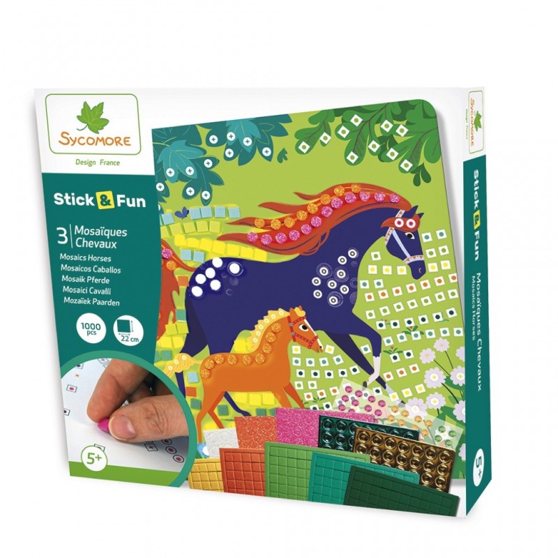 Stick'N Fun -  Mosaïques chevaux