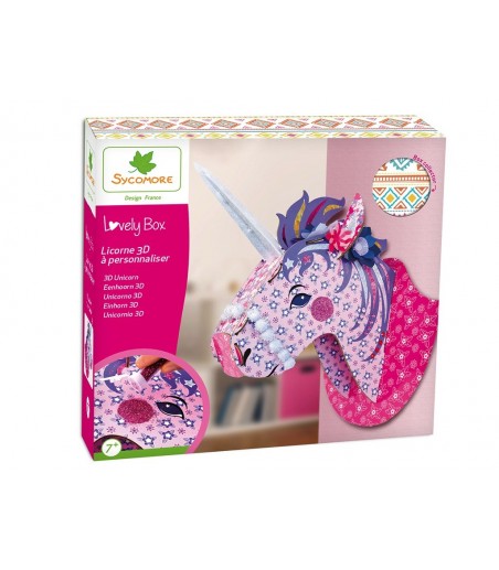 Lovely Box - Licorne 3D