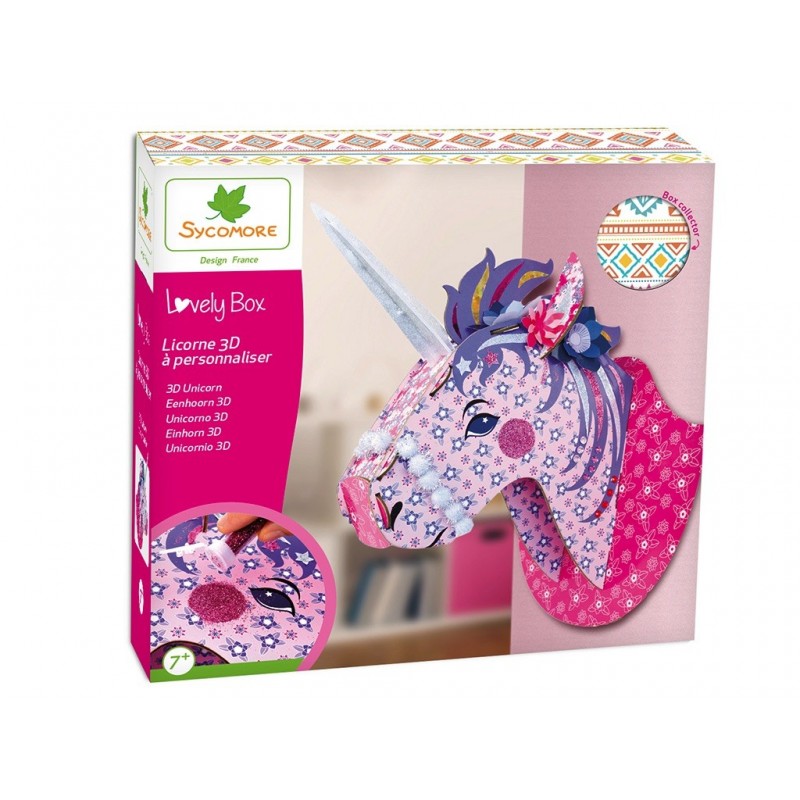 Lovely Box - Licorne 3D