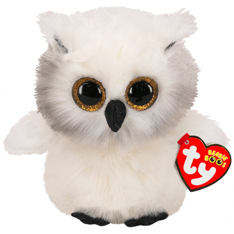 Beanie Boo's - Peluche Austin la chouette 15 cm