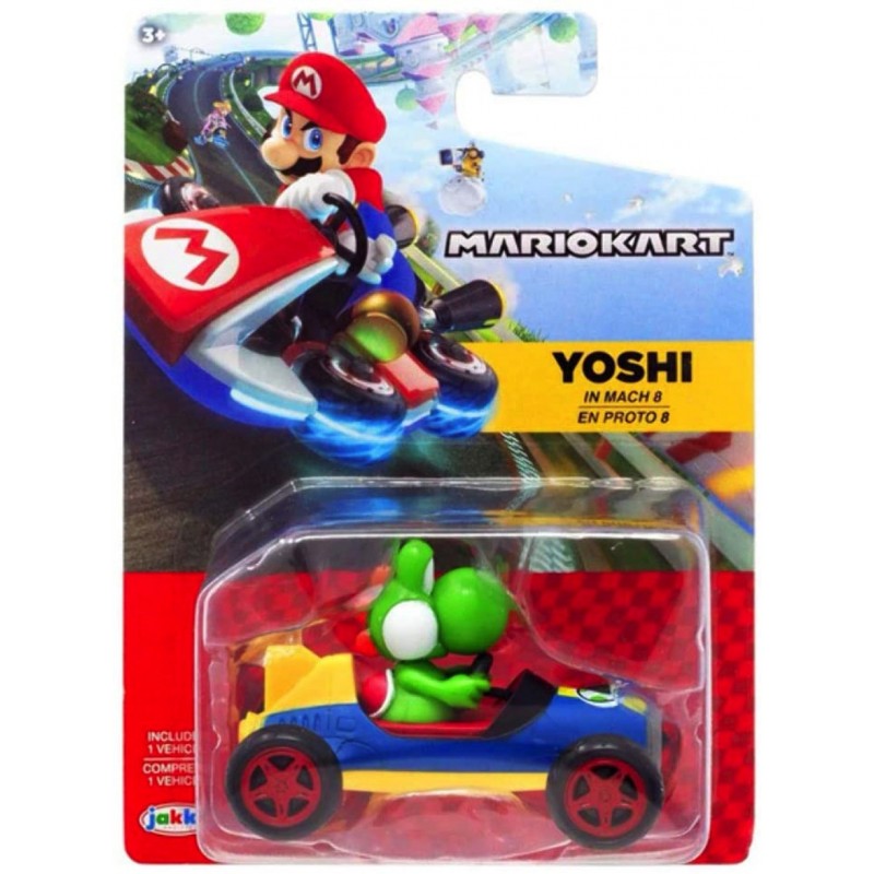 Yoshi en kart figurine Mariokart