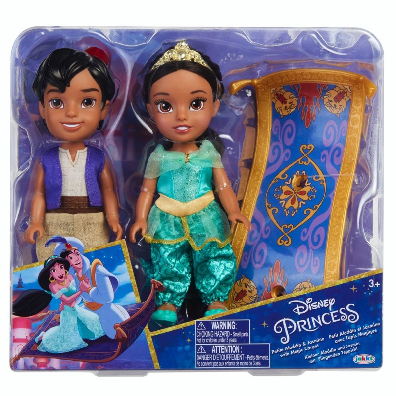 Aladdin et Jasmine - Coffret 2 poupées 15 cm