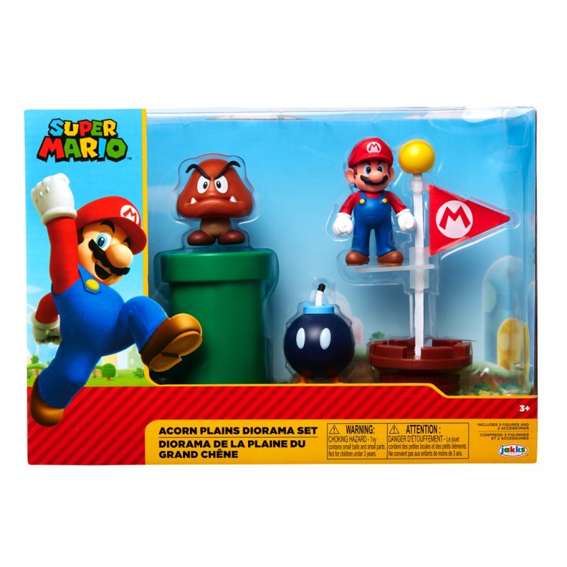 Mario - Coffret diorama 5 figurines