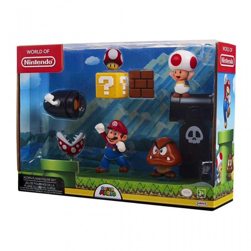 Super Mario - Coffret 5 figurines Diorama