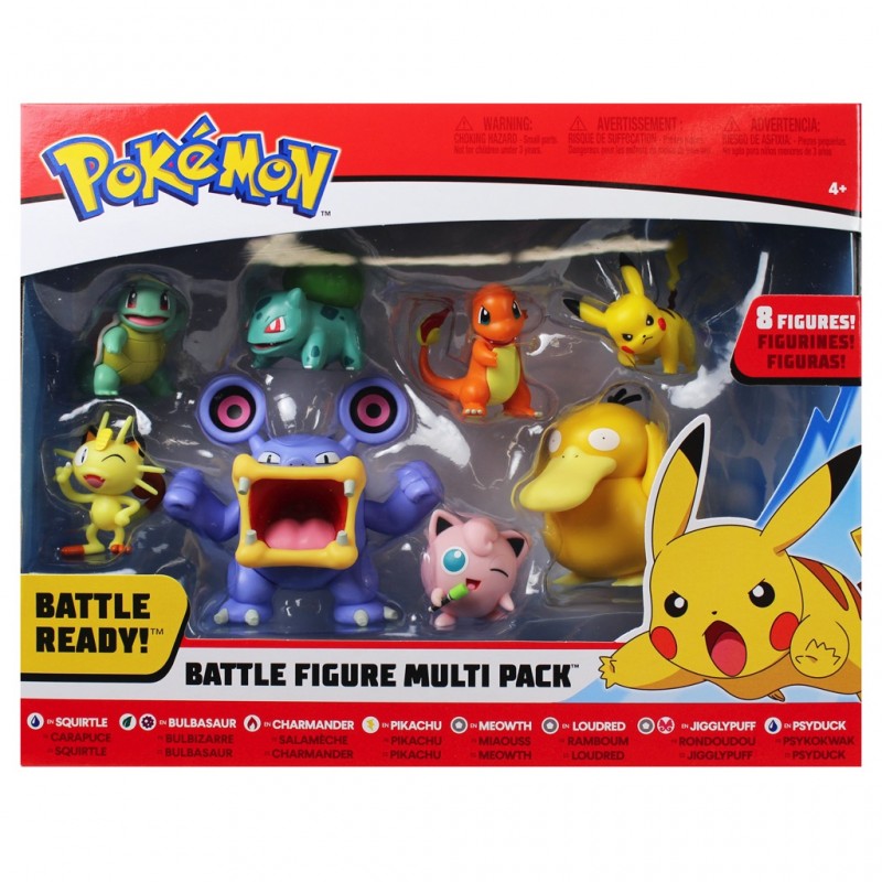 Pack de 8 figurines vague 3 - Pokémon