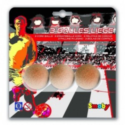 Balles liege babyfoot x3