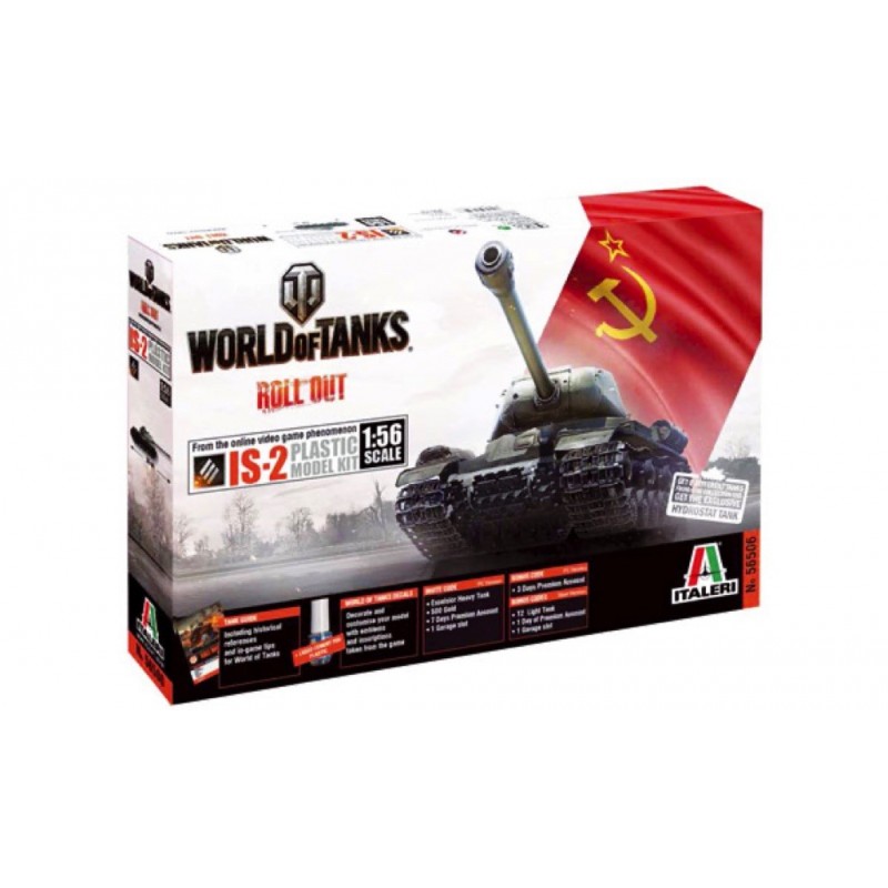 Maquette IS-2 Stalin World of Tanks 1/56 - Italeri 56506