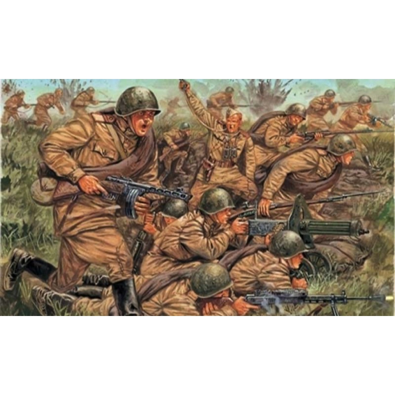 Figurines Infanterie Russe 2ème GM - Italeri 6057