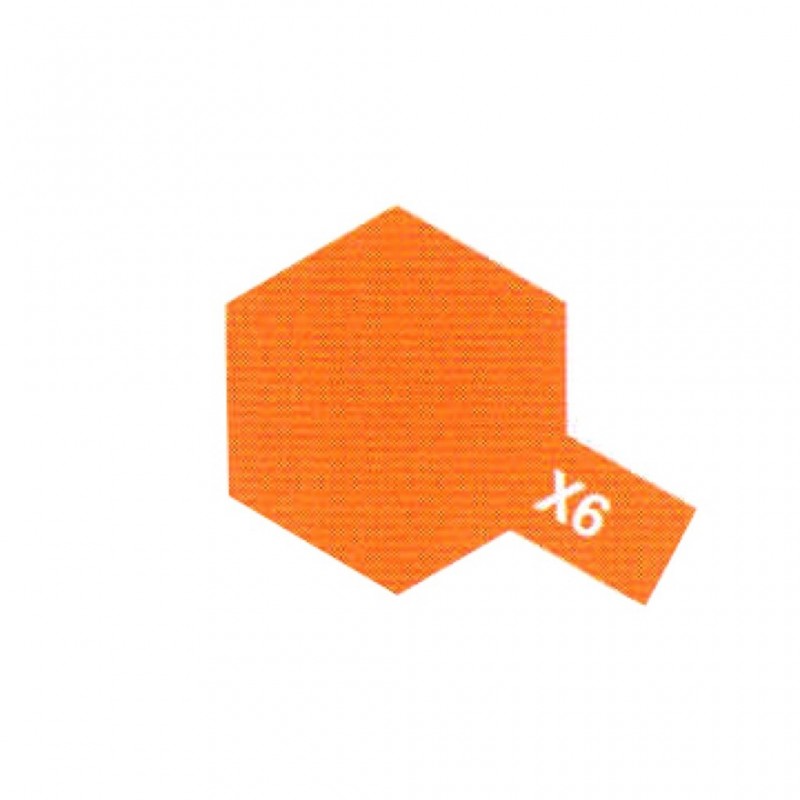 X6 orange brillant - Peinture maquette