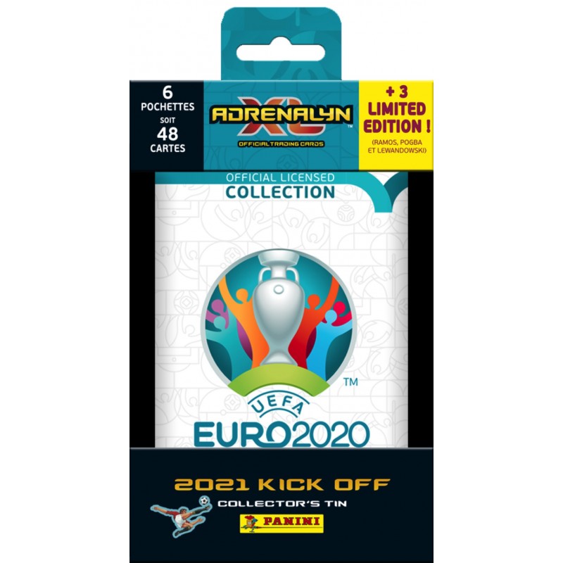 Euro 2020-21 : Boîte métal 6 pochettes