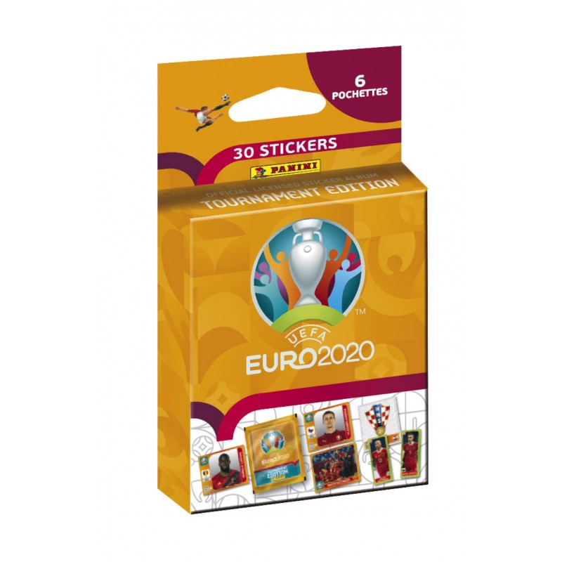 Euro 2020-21: Blister 6 pochettes