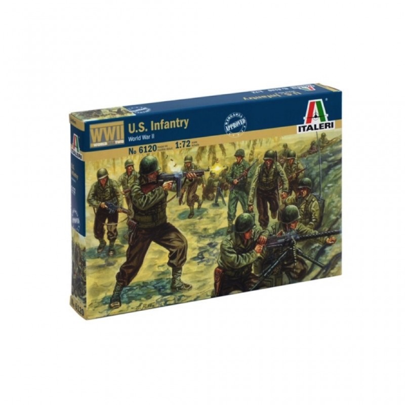 Figurines Infanterie US 2ème GM - Italeri 6120